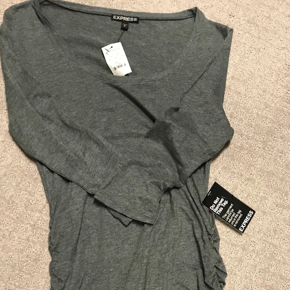 Long sleeve cotton dress express